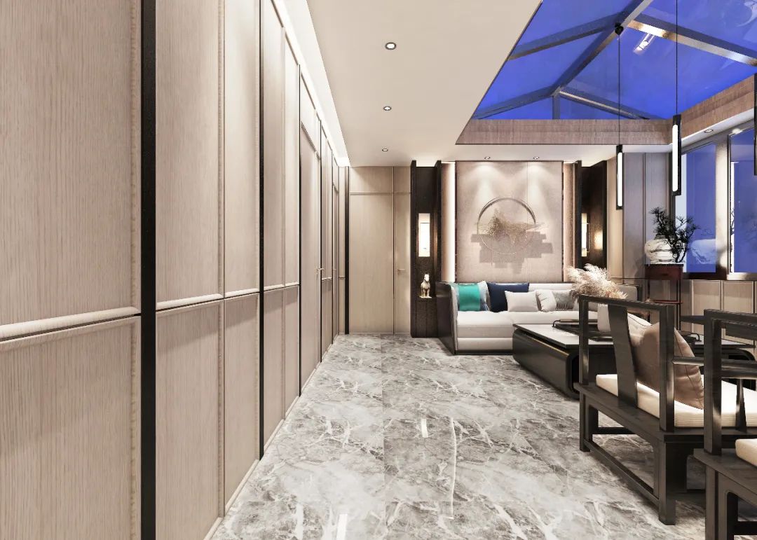 方圆之间 | 都匀·剑江半岛新中式复式设计-5