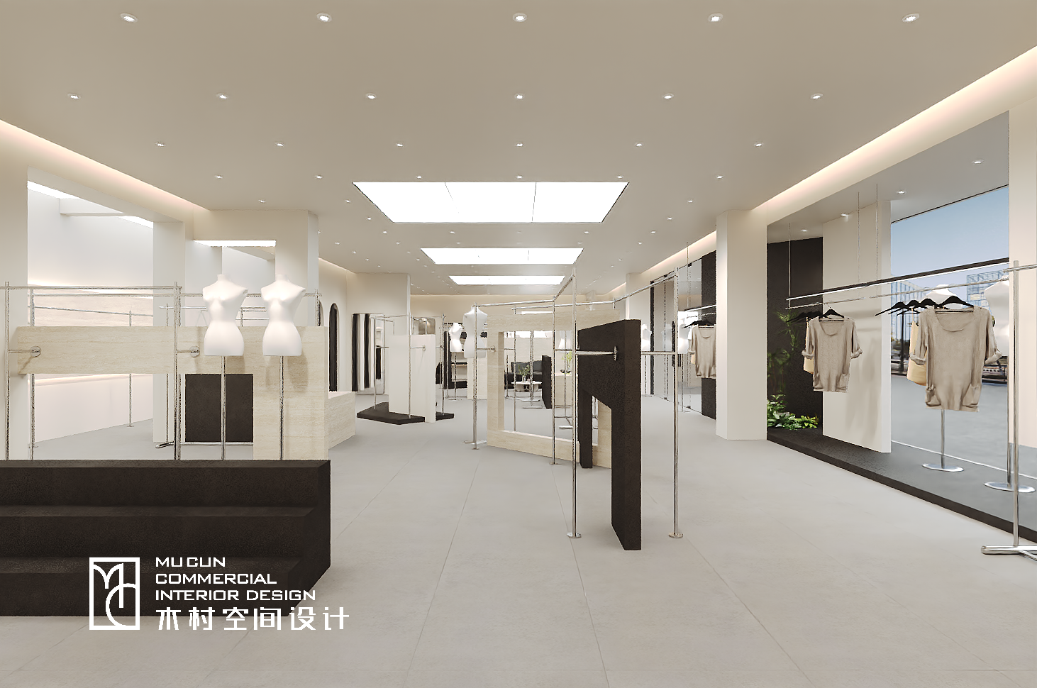 现代简约服装店设计丨中国上海丨木村空间美学-13