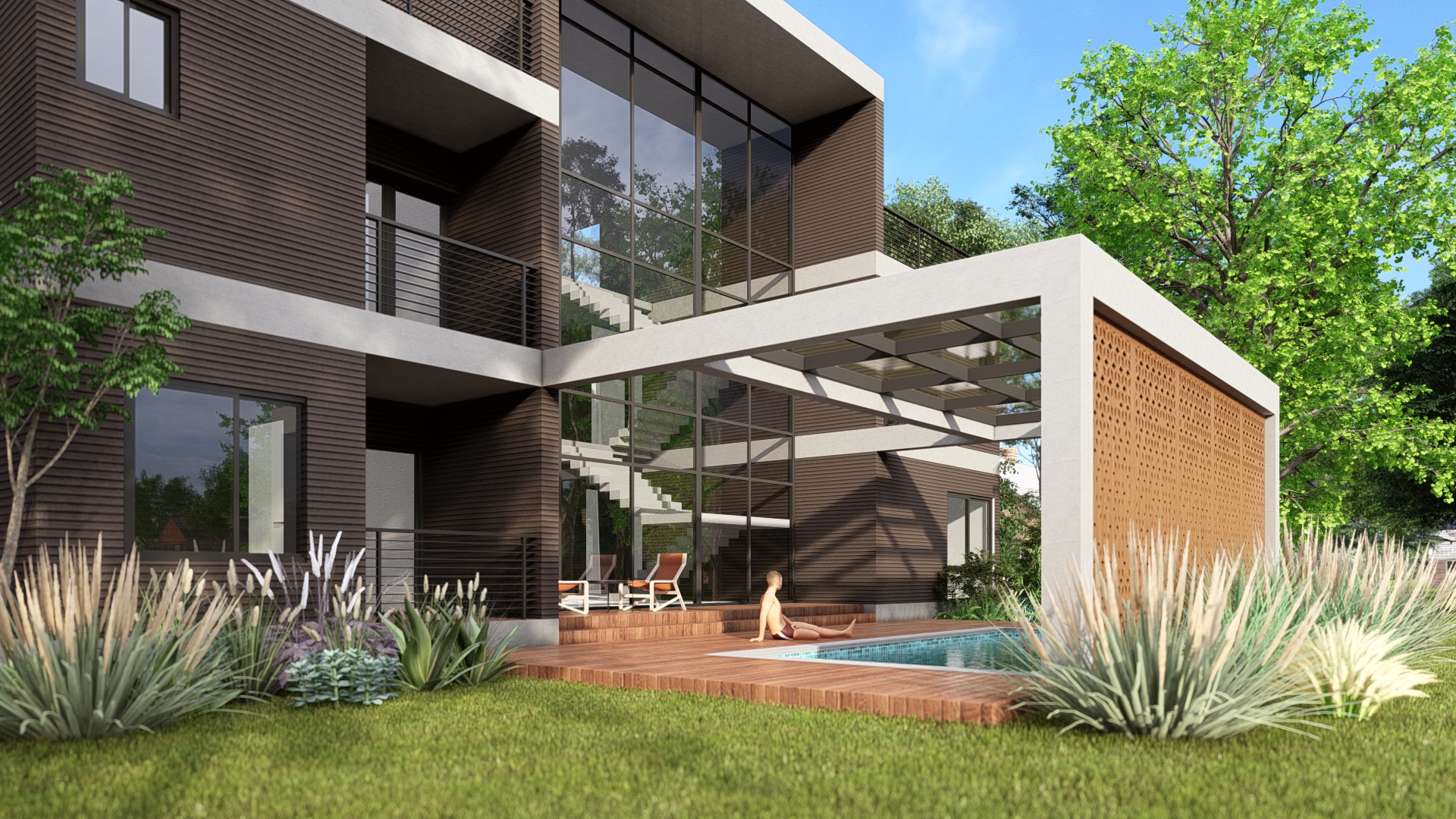 复式房屋设计丨Khetro Sthapati-13