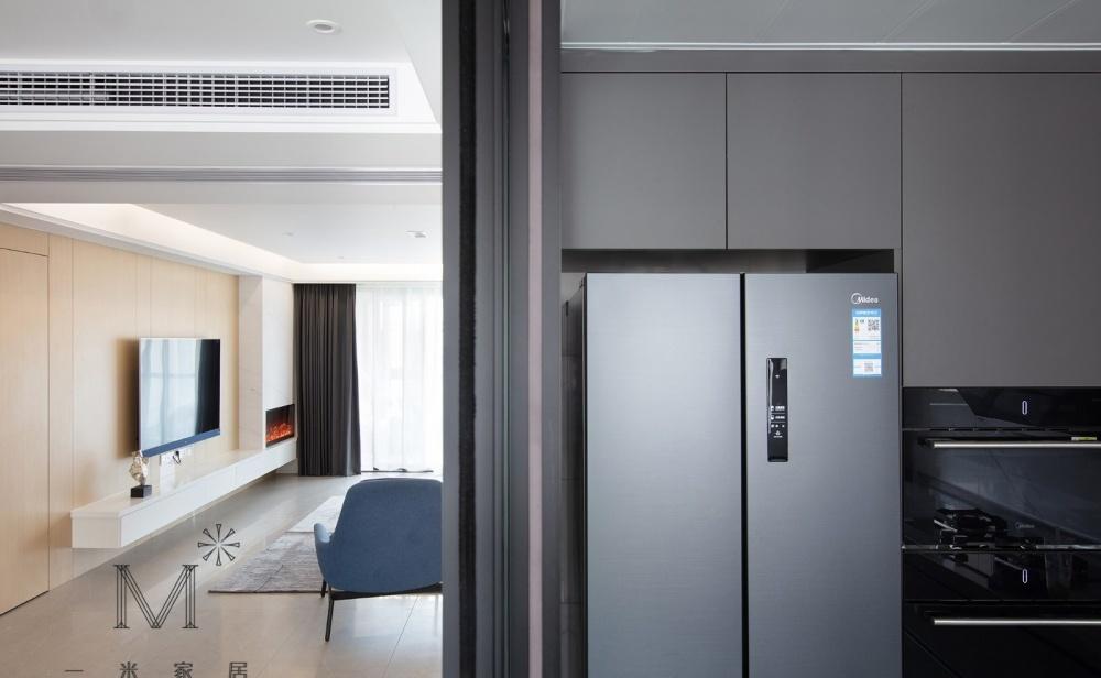 平层丨【一米家居】纯净苍穹，简而纯粹の家-12