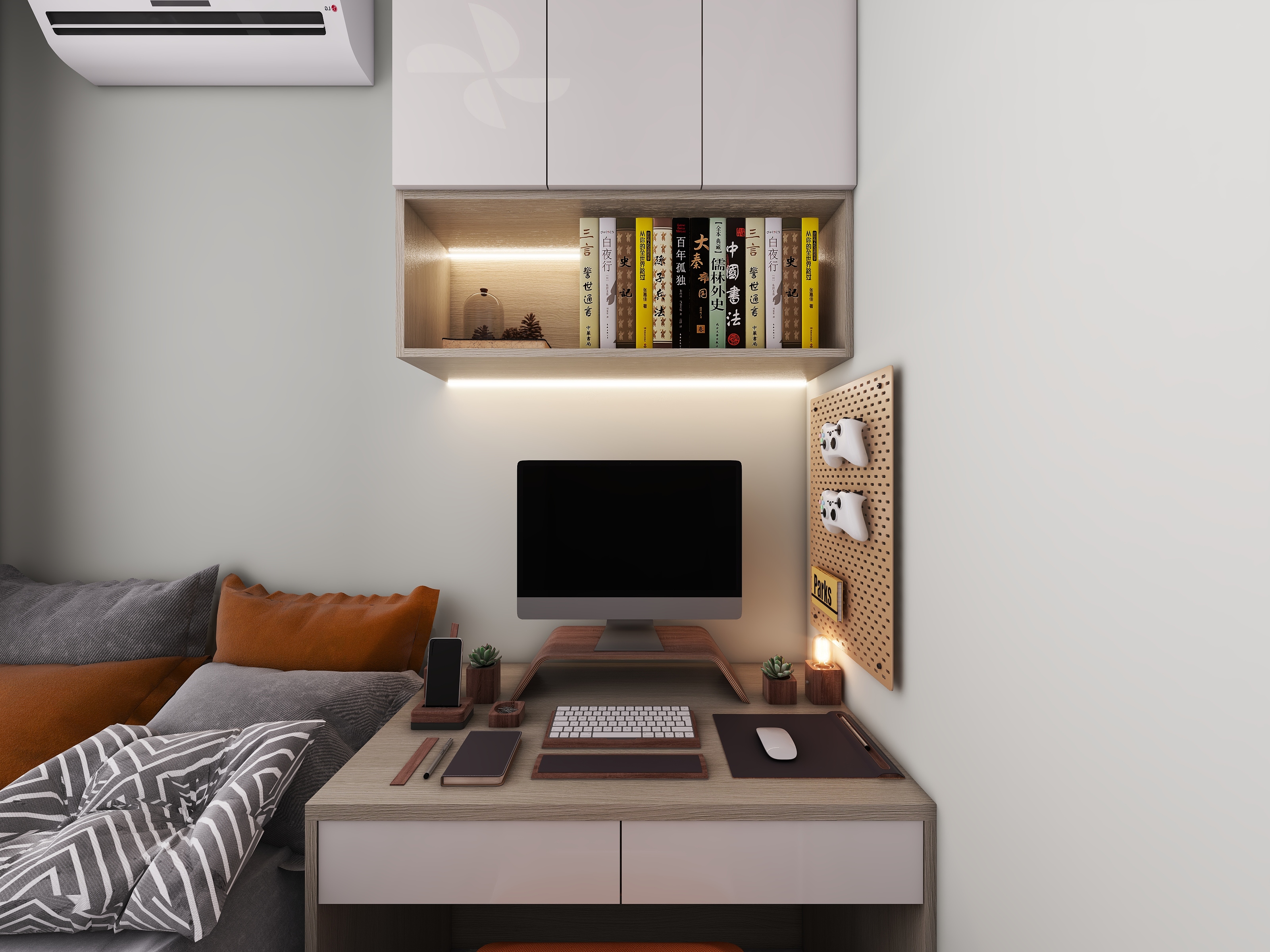 四川成都世家东部时空（93平方现代简约三居室）-33