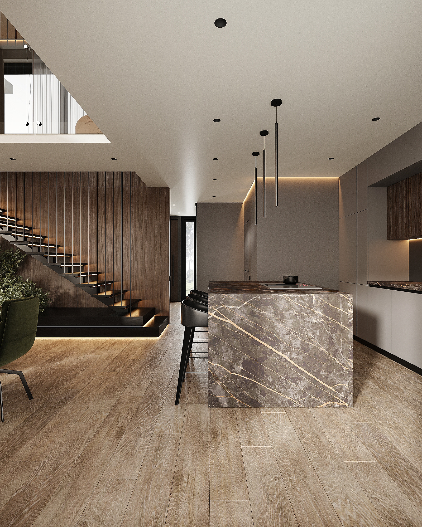 现代两层公寓设计丨德国丨Bodes studio-17