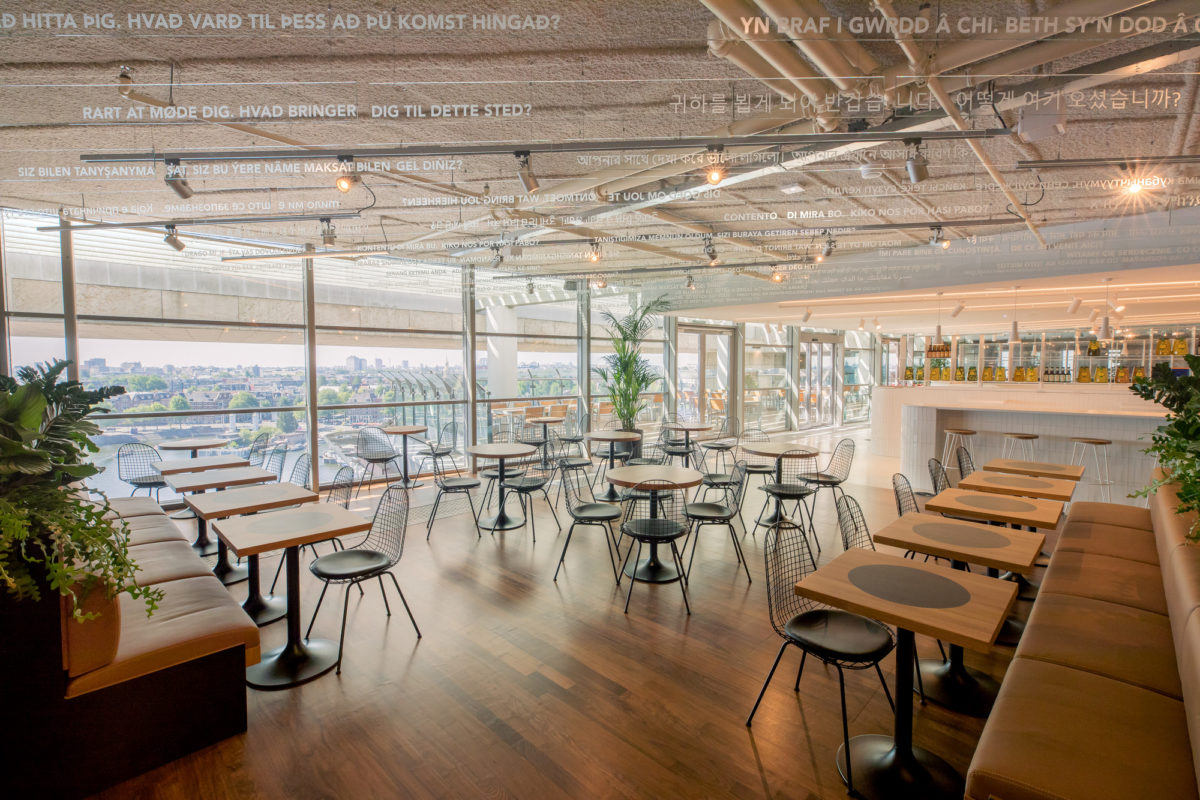 阿姆斯特丹图书馆里的“巴别塔”餐厅-15