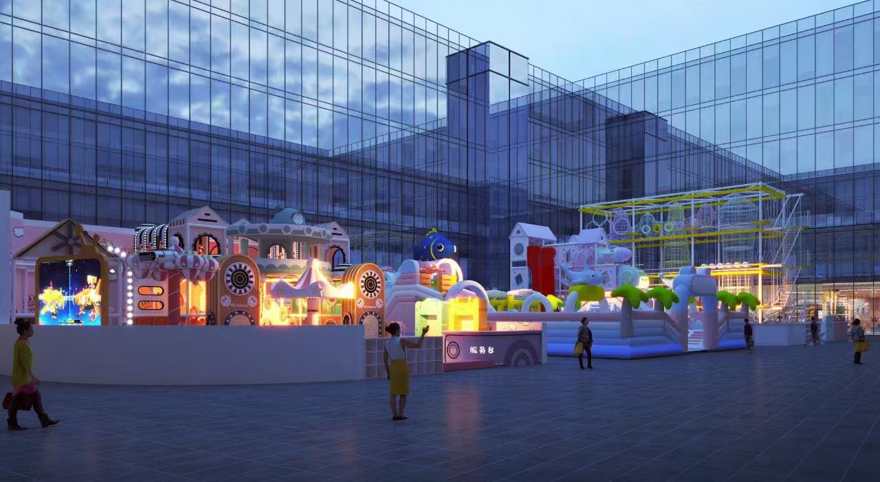 集装箱夜市#集装箱店铺#商业街店铺-5