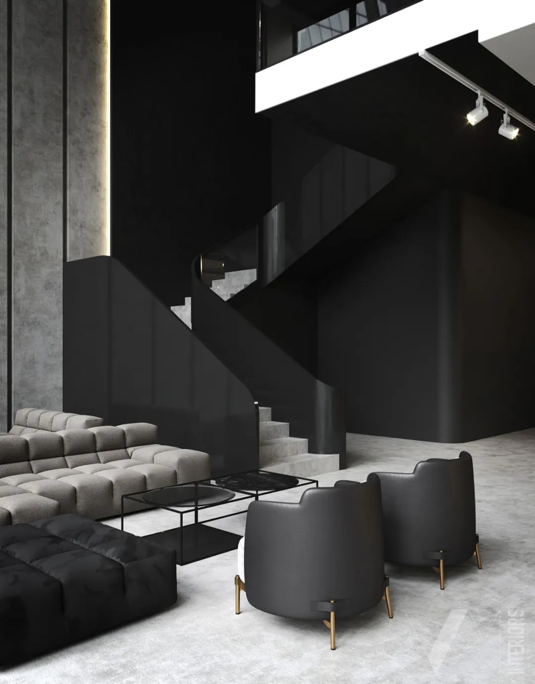 高级黑＋极简白的质感奢华-45