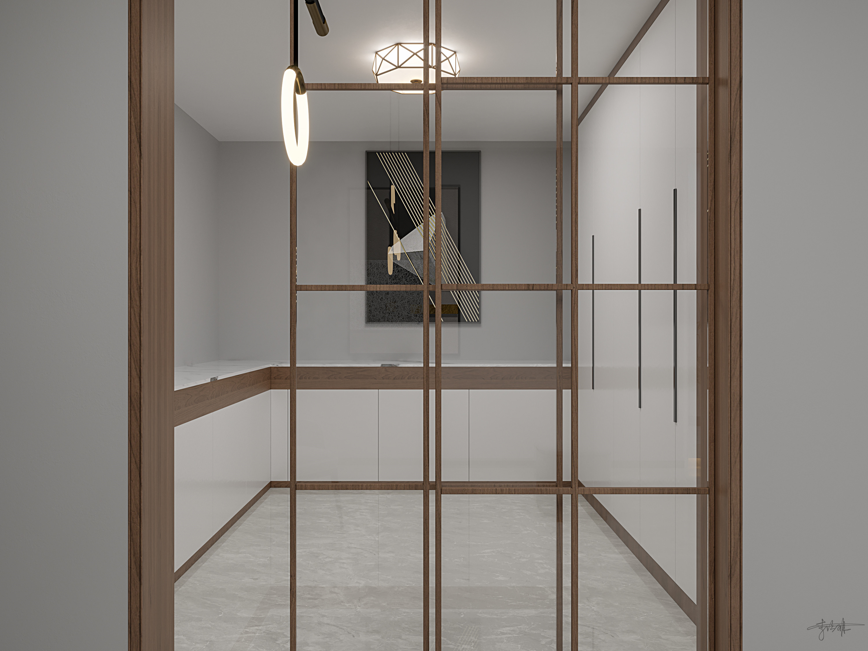 现代简约别墅设计丨星夜传图设计表现-7