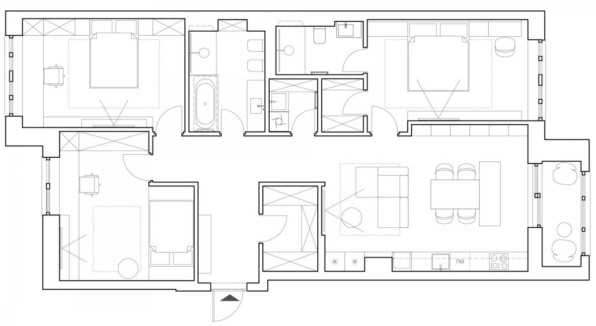 Burowhite | Redside Home , 紧凑型公寓-27