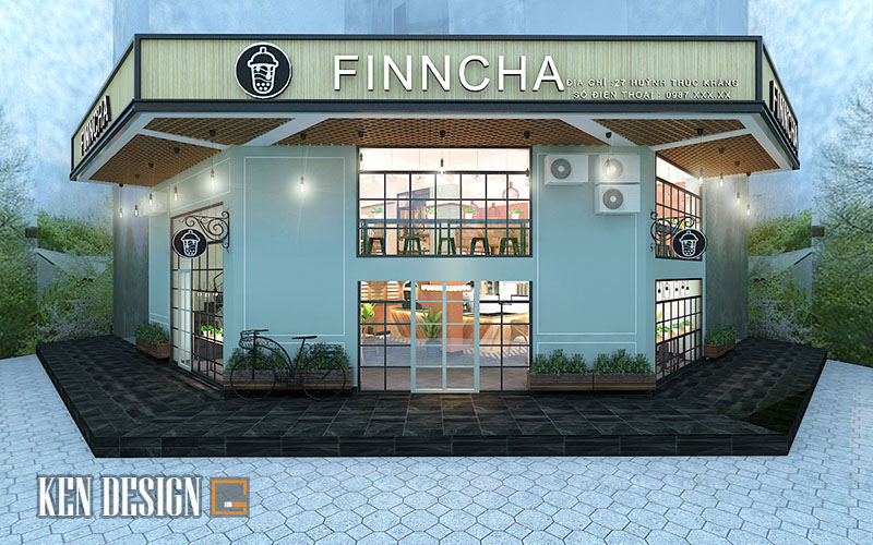 FINNCHA奶茶店设计丨越南河内丨Kendesign-12