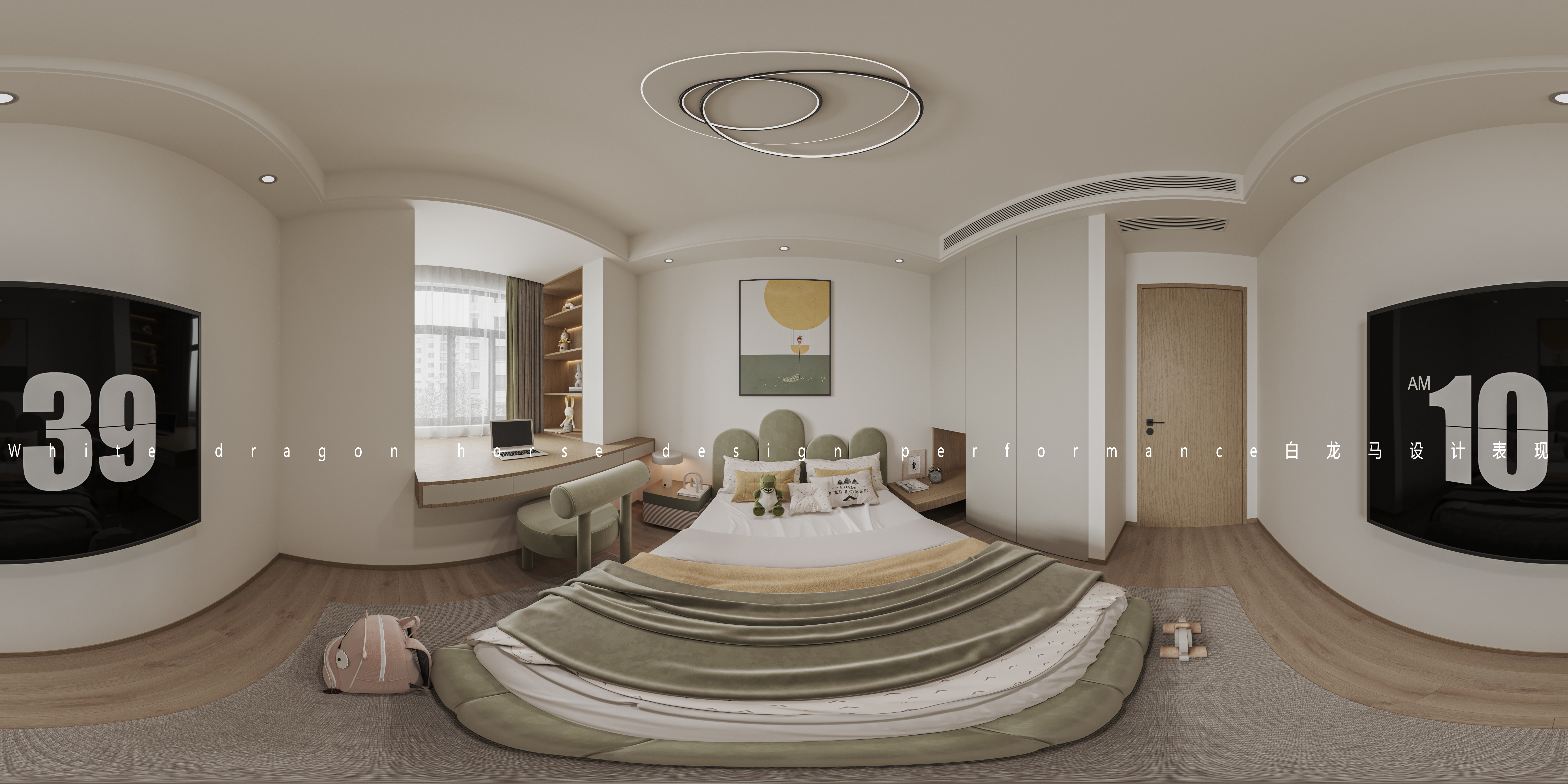 现代简约 客餐厅 卧室-1