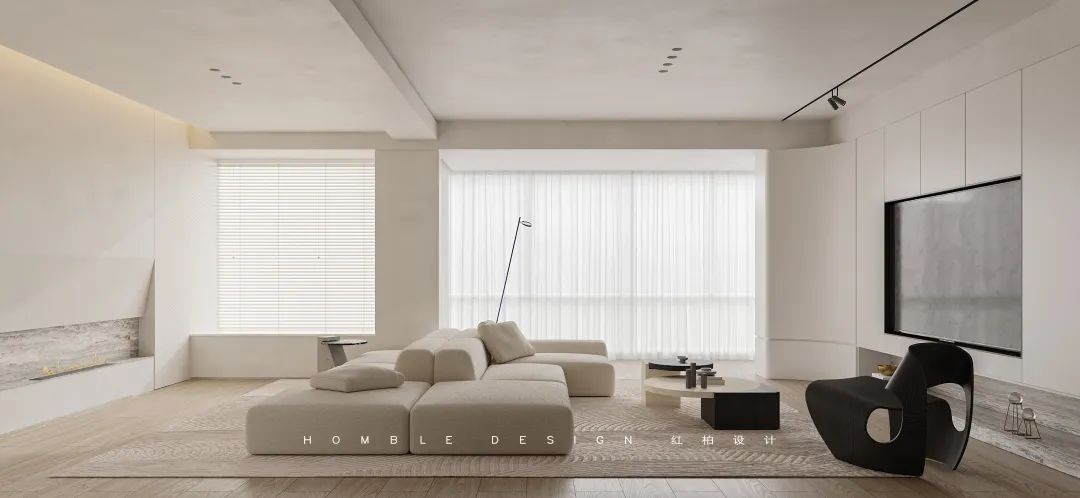 华润城·润府极简风私宅丨红柏设计-6