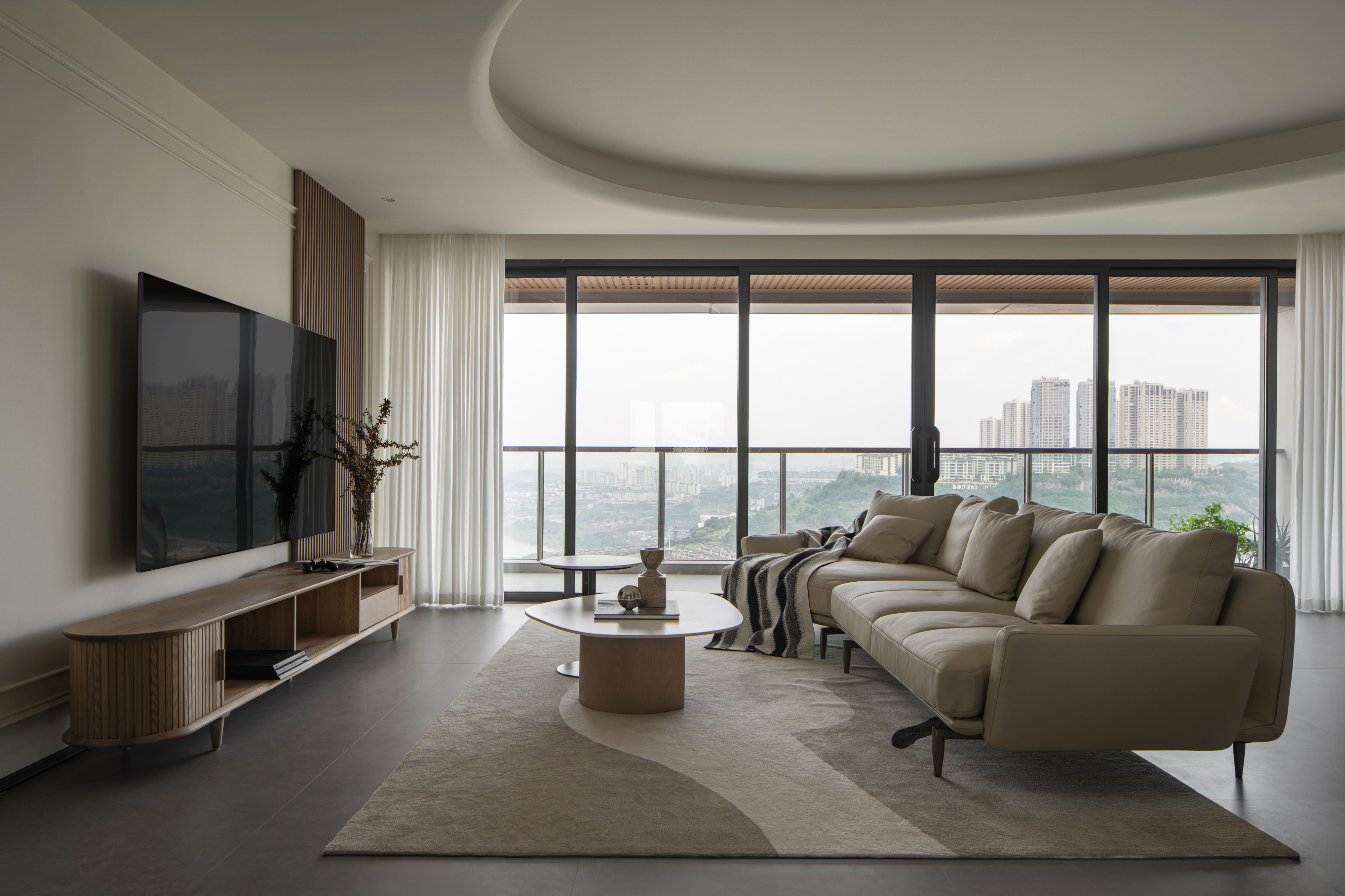 独享这套多巴胺式原木极简house-0