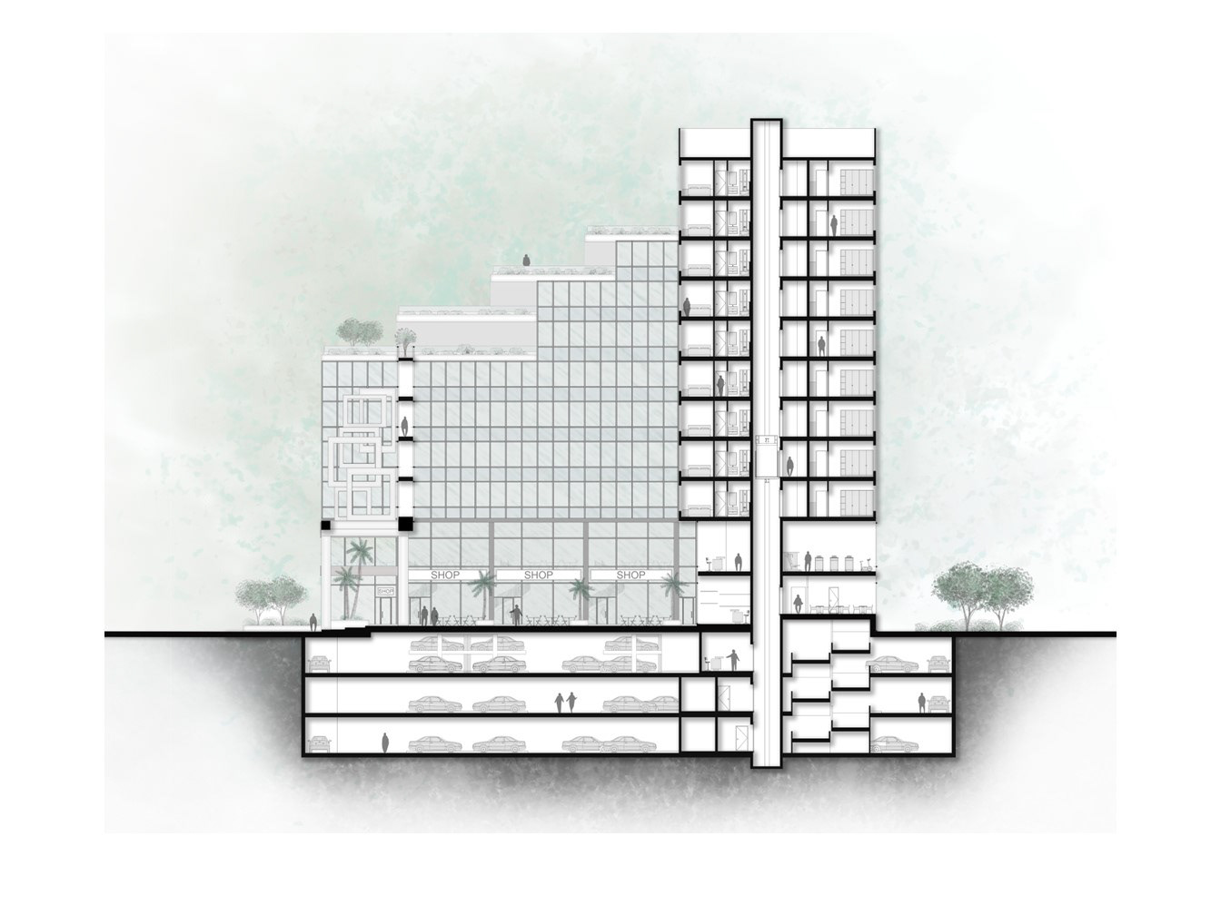 杂项塔混合用途丨埃及丨MOD+Partners-34