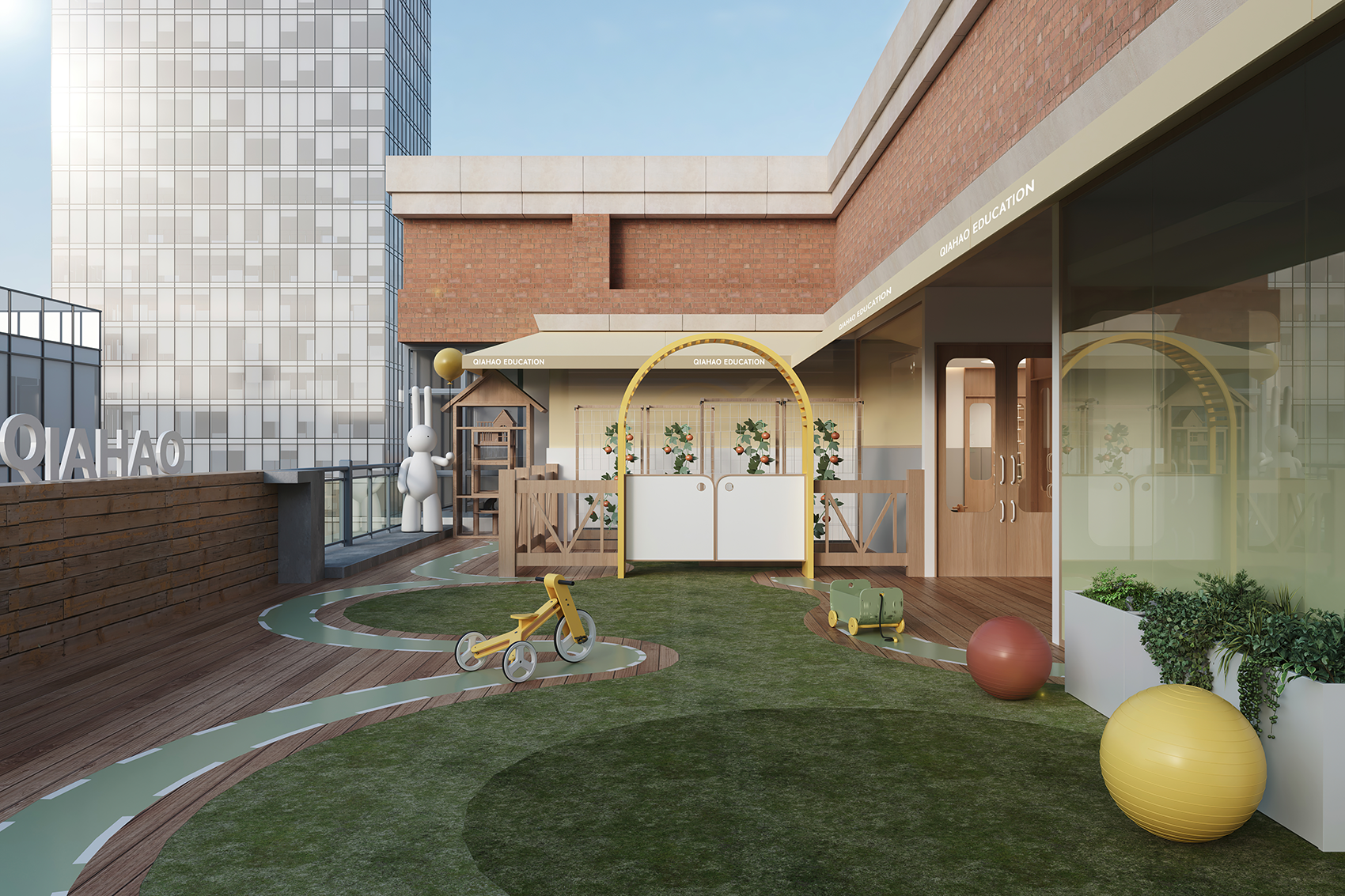 恰好教育恒茂园店&若比邻店丨中国宁波丨魔戏空间设计-55