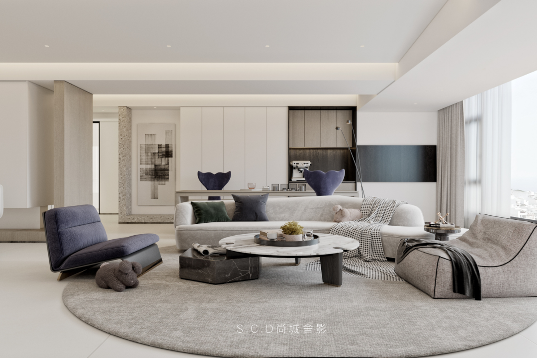 新丰·壹号院 138㎡纯白之家丨尚城舍影建筑装饰设计-25