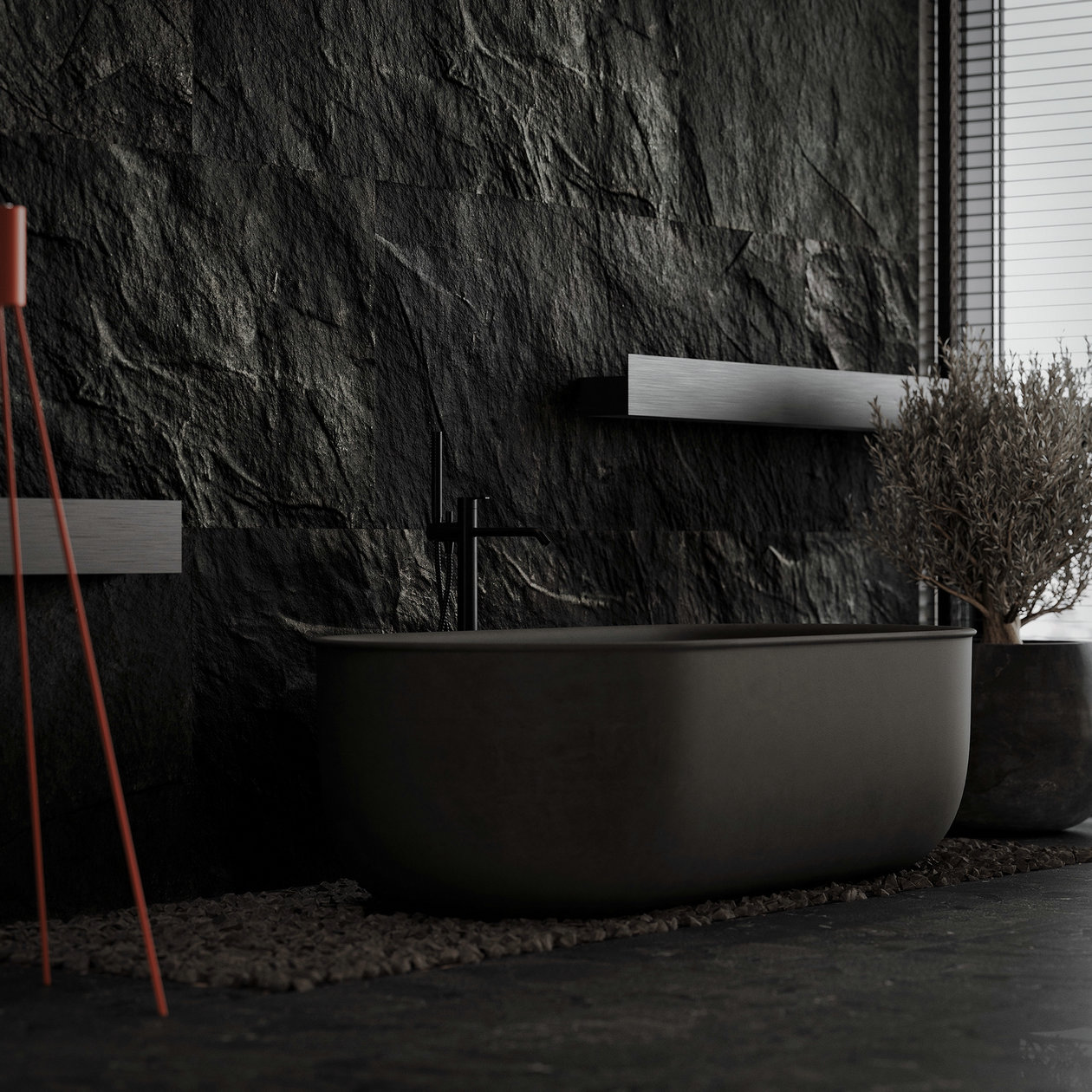 213㎡黑色系别墅设计-13