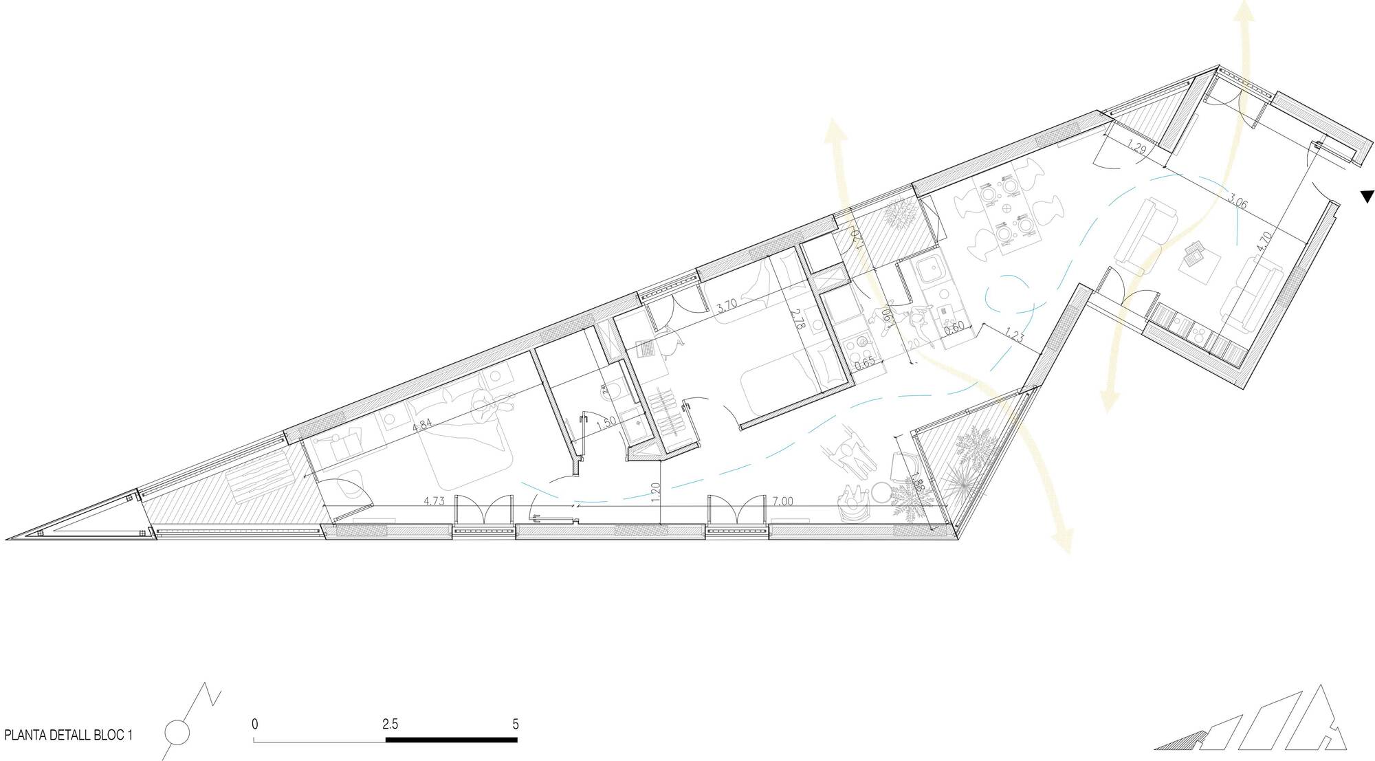 72 套社会住房单元丨西班牙巴塞罗那-35