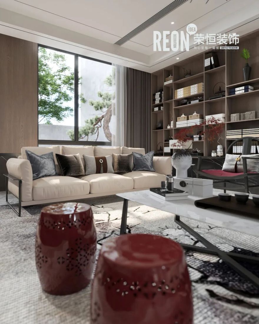 新黄浦花园 860㎡新中式风,演绎古风新魅力-19