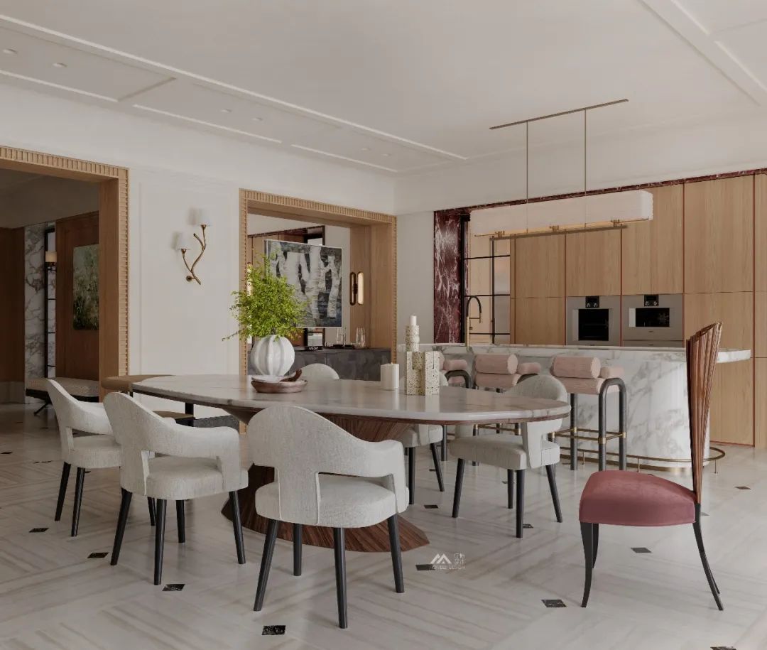 折衷主义视角下的1800㎡别墅空间丨中国深圳丨HOMBLE红柏设计-37