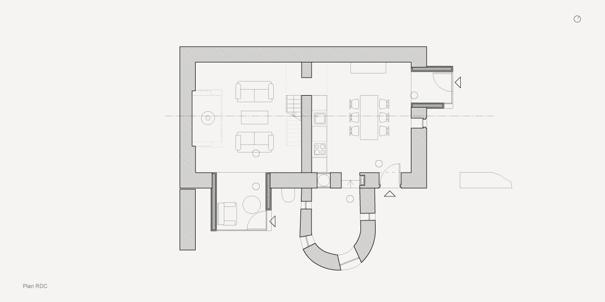 Maison dans une ruine - CoCo architectureCoCo architecture-3