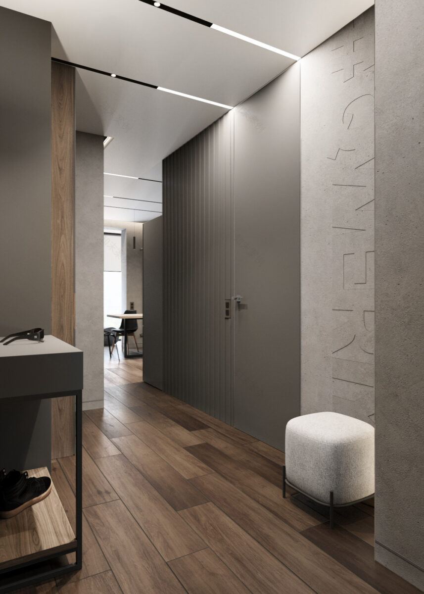 小而有趣的单身公寓室内布置-35