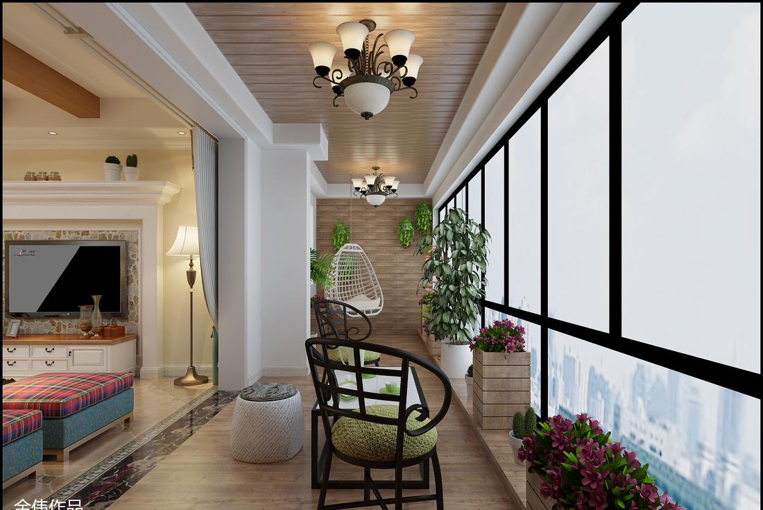 中央大道田园美式混搭设计-12