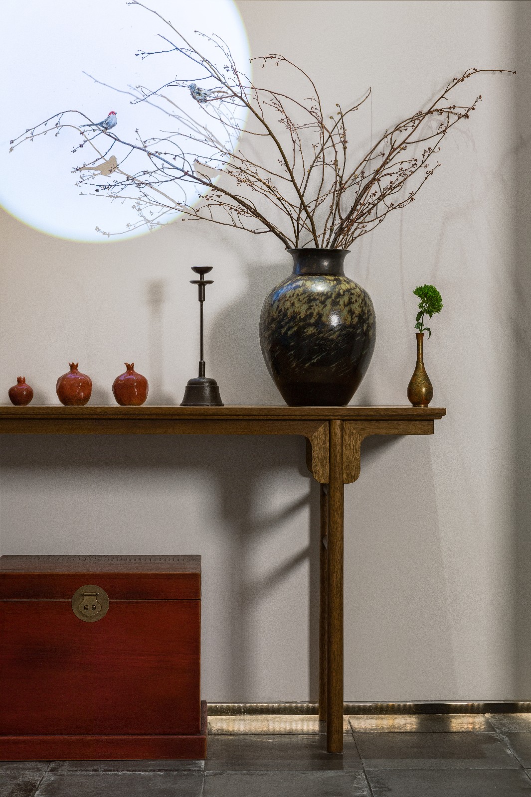 300㎡新中式木质素雅茶空间  林语筑建筑装饰设计-8