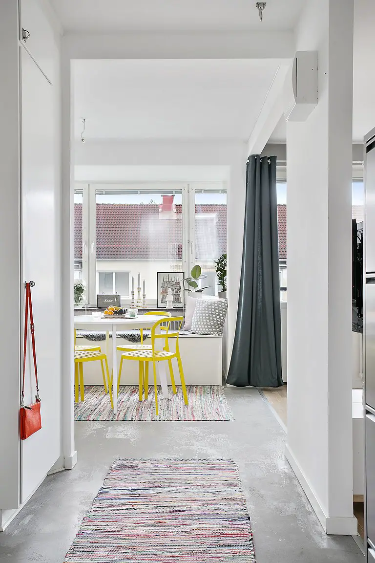 瑞典 47 号公寓的温馨冬季室内设计-5