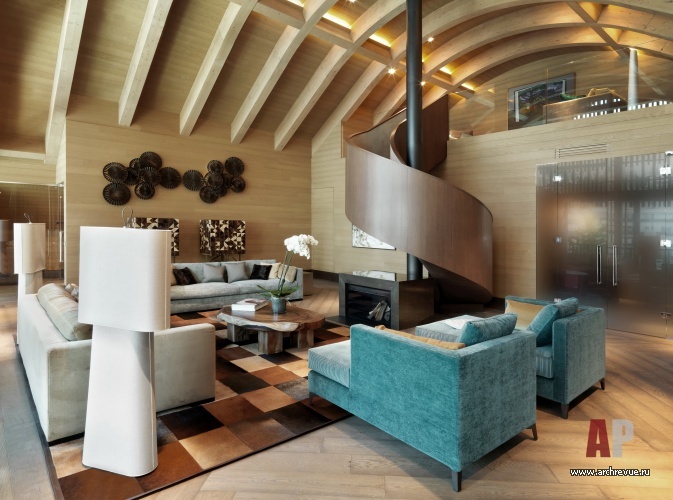 山区木质家庭住宅设计丨Ситникова Олеся,Тулупова Екатерина-13