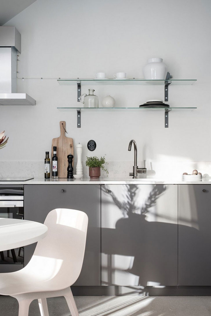 斯德哥尔摩一居室公寓 | 柔美室内设计-5