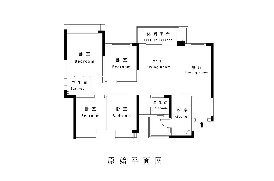 135m²静谧居所·纯白极简中的家居美学-2