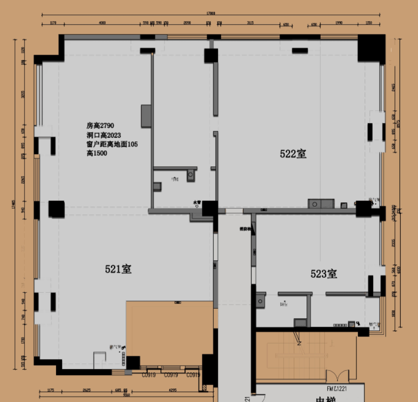 办公空间会所空间设计-9