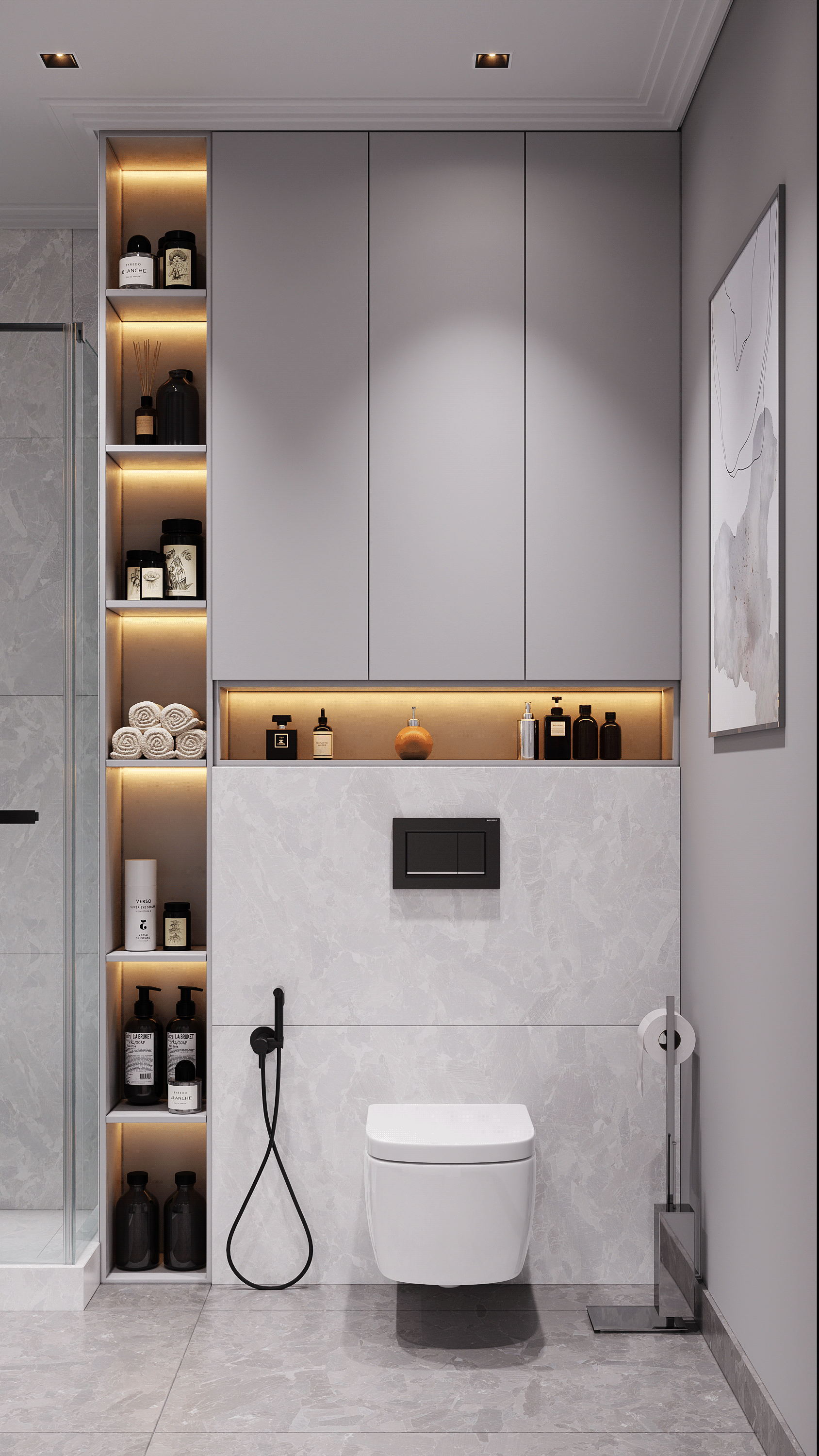 高级灰色系小空间公寓设计 既优雅又舒适-20