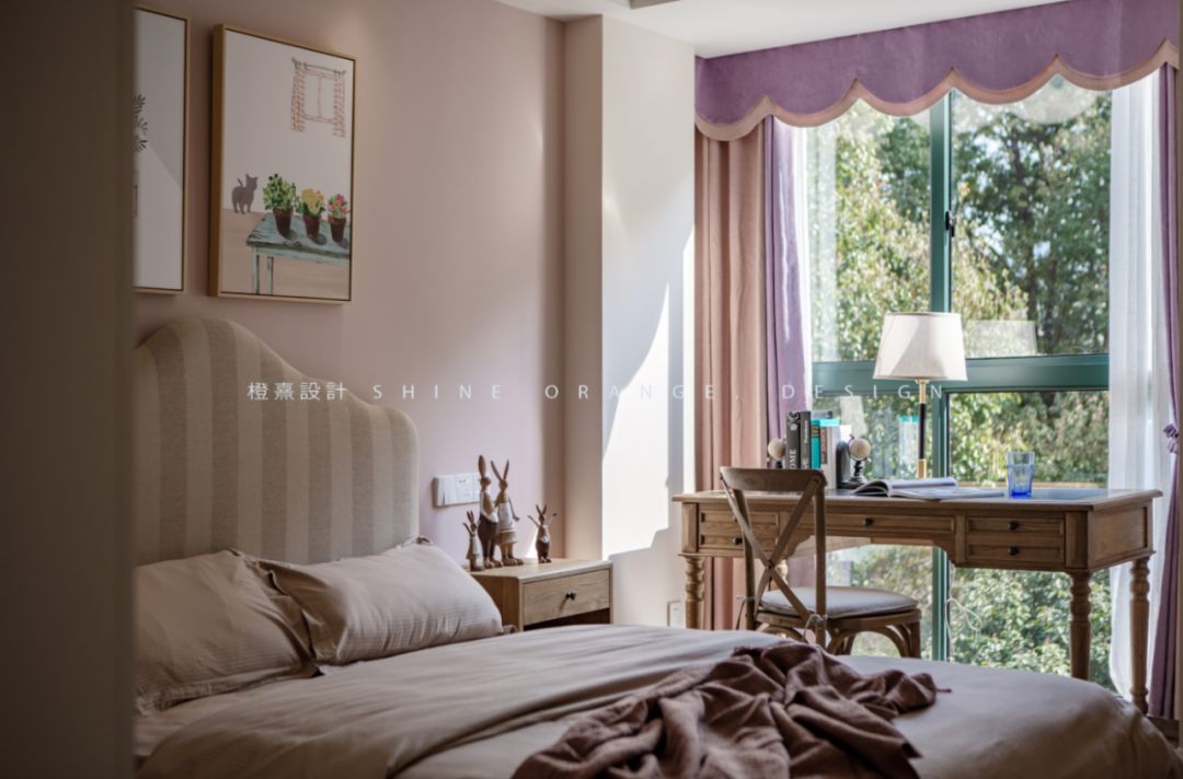 《橙熹设计》宁波现代美式别墅,温馨浪漫,打造舒适居家空间-46