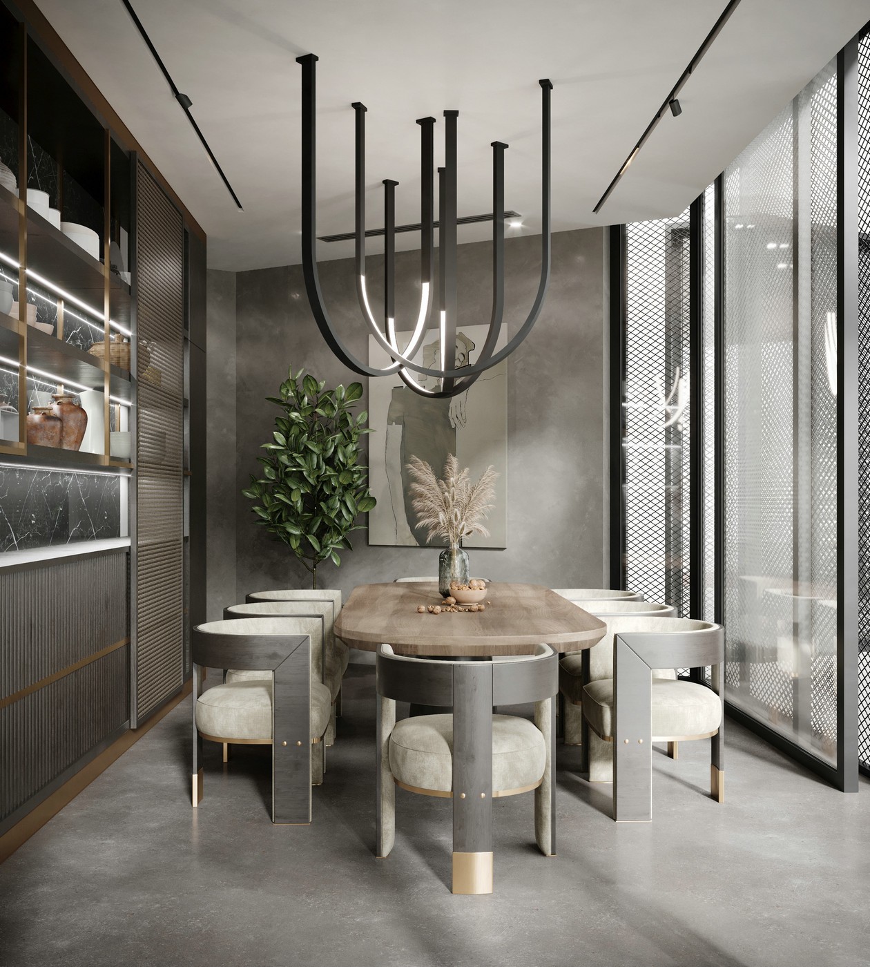 水泥灰+侘寂风，构筑不一样的静谧住宅-7