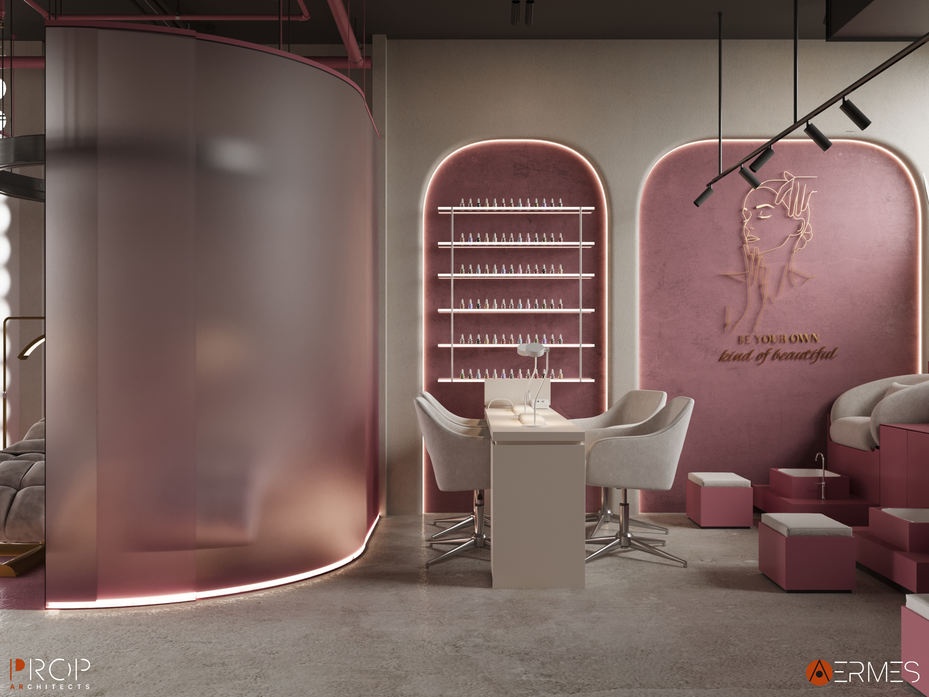 美容院丨沙特阿拉伯丨PROP & AERMES ARCHITECTS-12