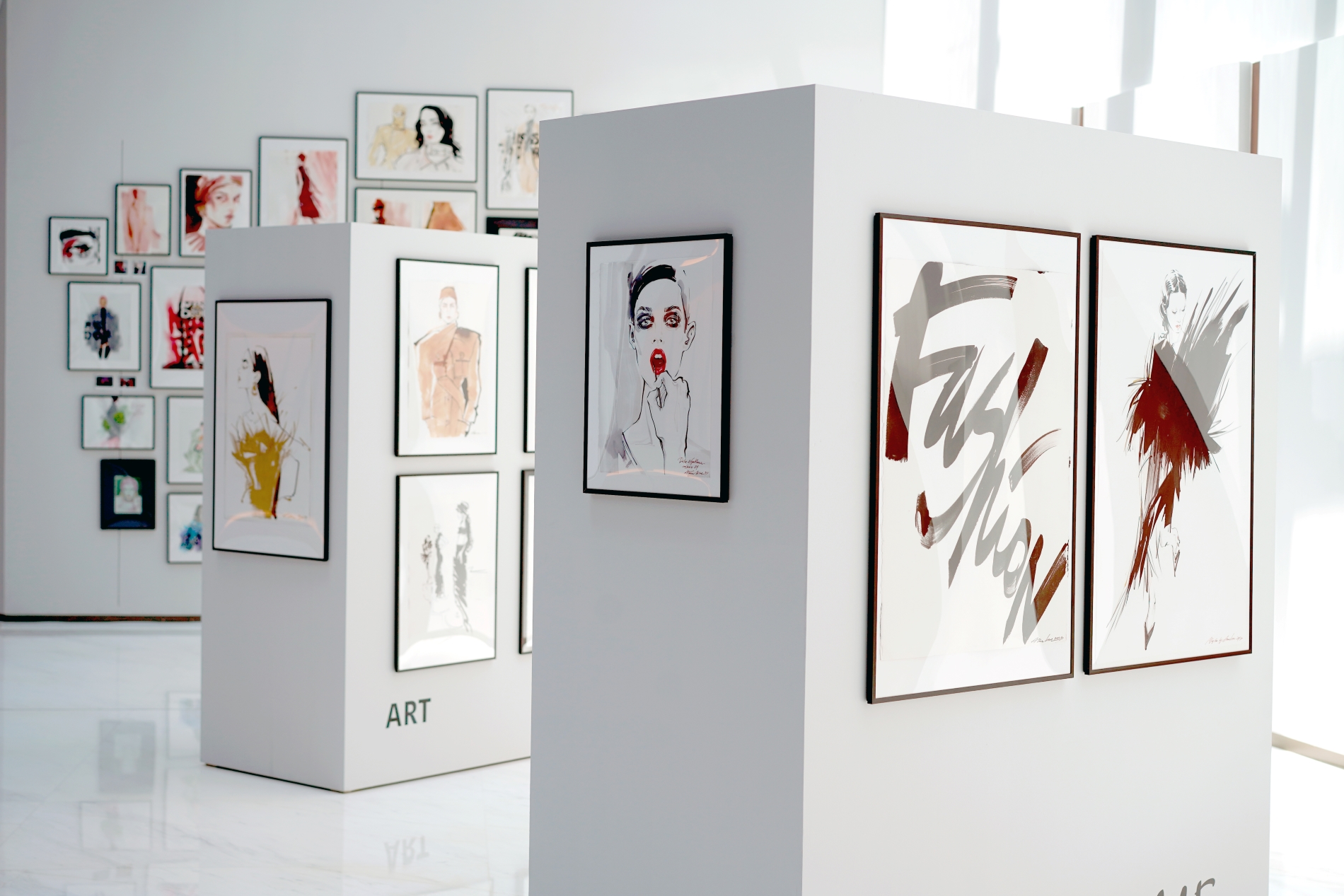 Fashion Art: подиумная иллюстрация в Дубае-1