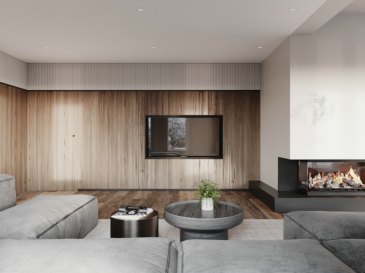 250㎡住宅设计 素色优雅，简净其华！-3