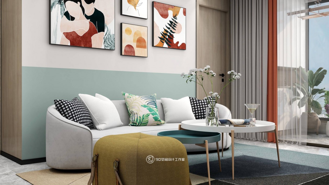 蜜雪冰城北欧风室内设计-13