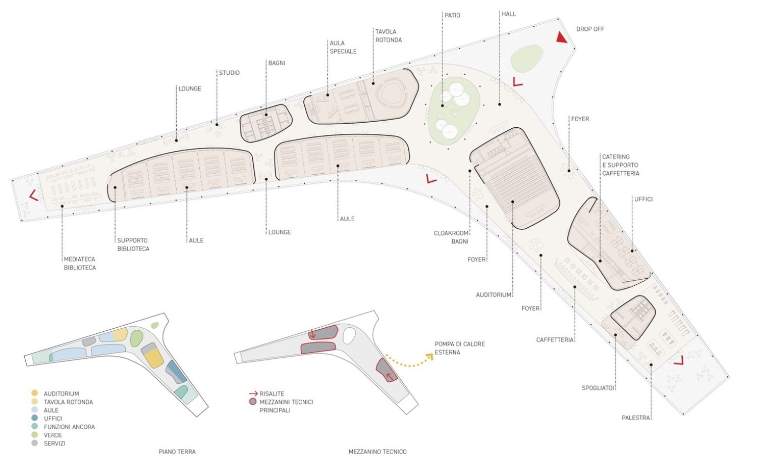 罗马 Enac 学院 | 绿色环保,灵活教学的航空学府-20
