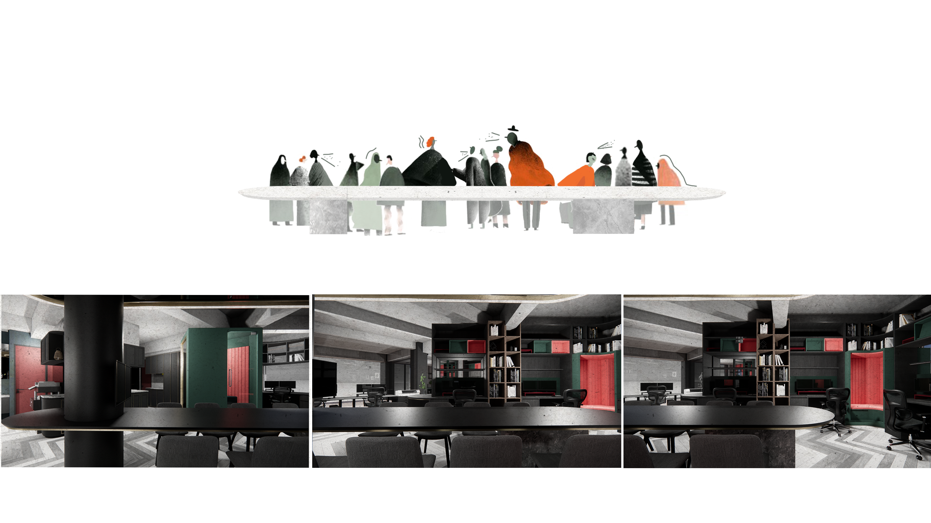 日出设计办公空间设计丨林子翔,许哲毅,陈珈绫-12