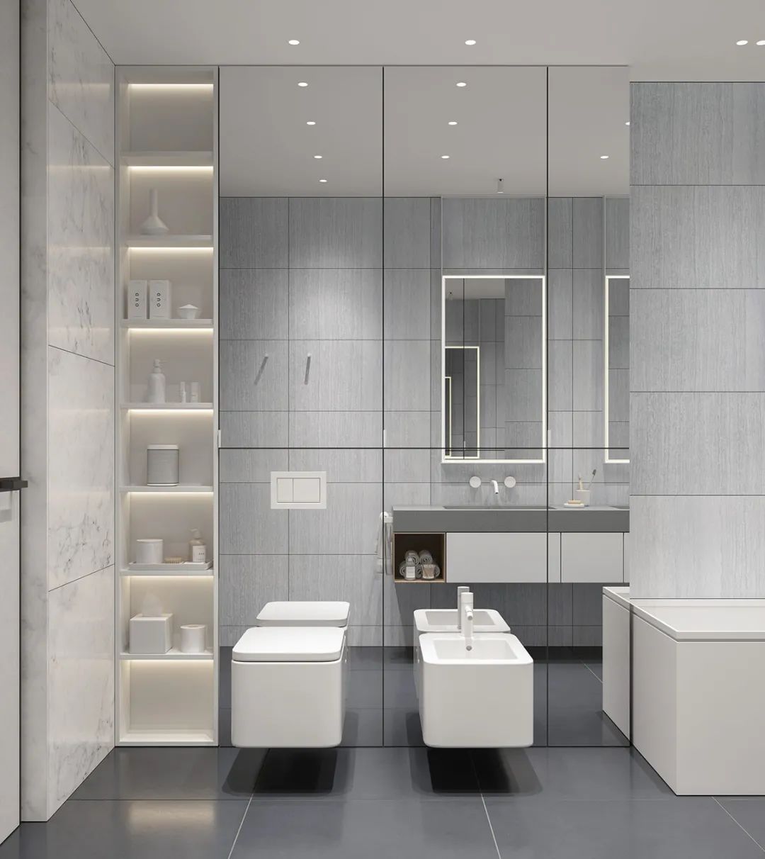 迪拜现代住宅，温馨休闲空间设计-48