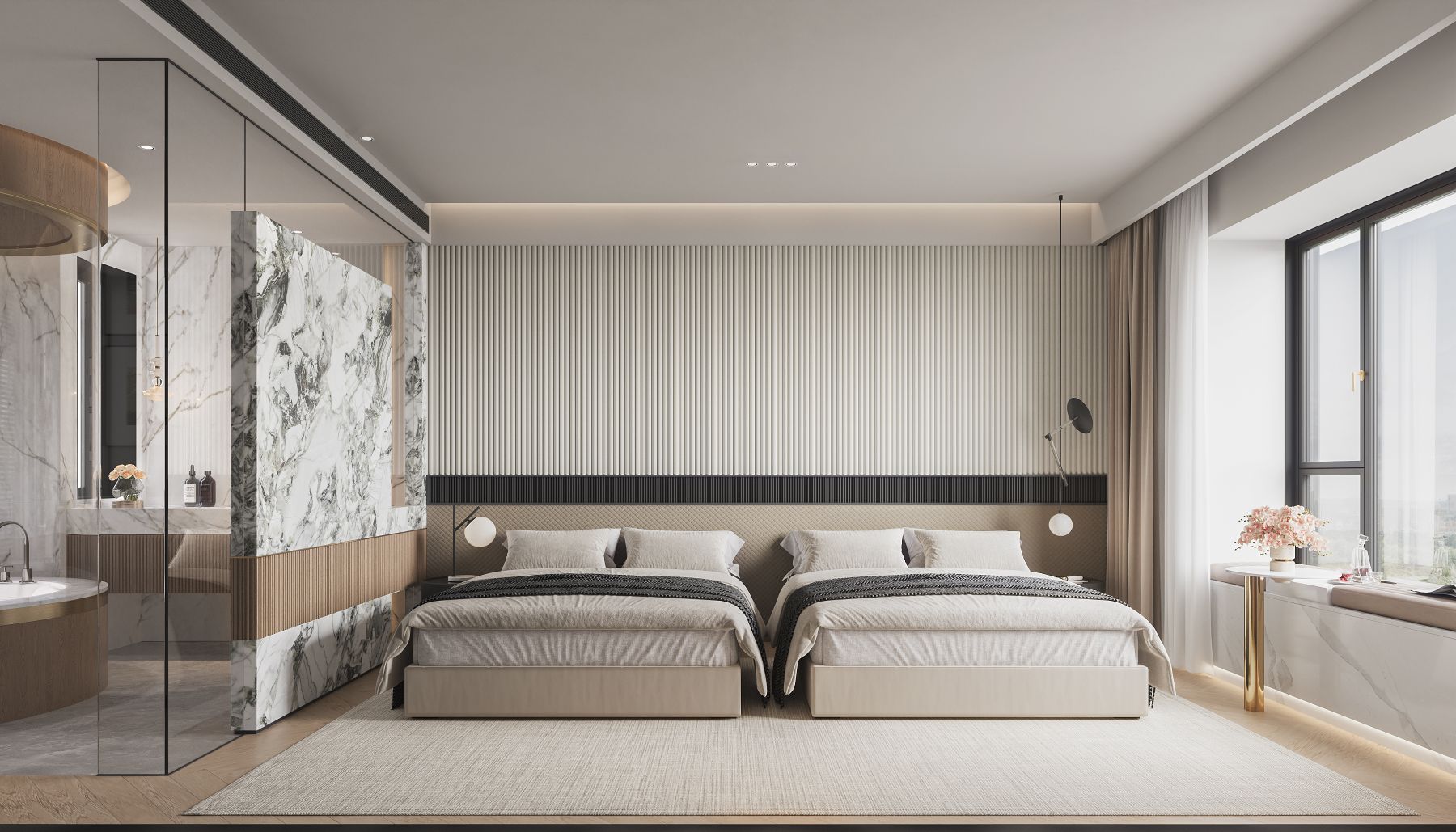 最近渲染，有情调的卧室-9