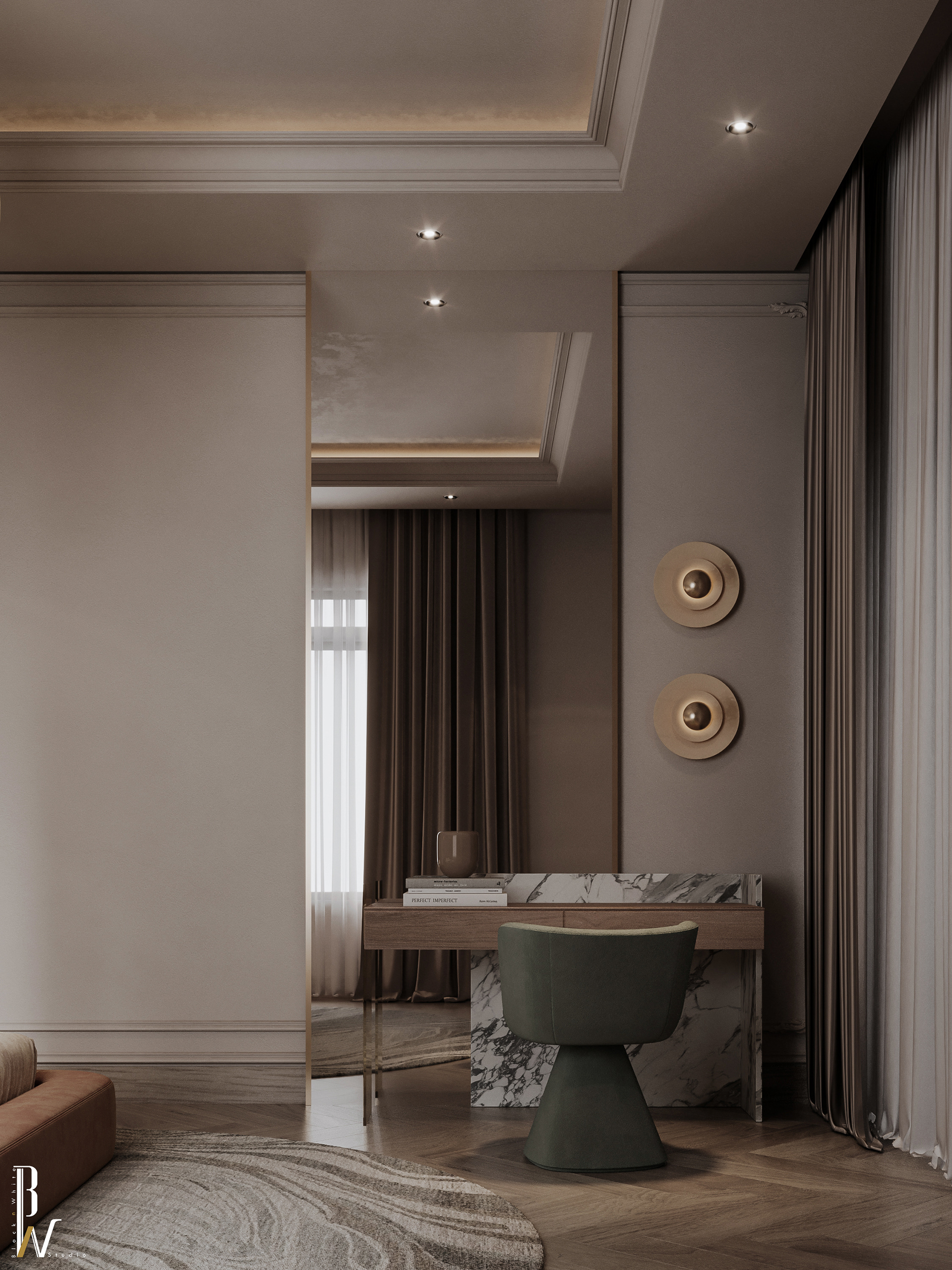 卧室设计丨Black N White-17