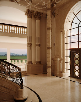 别墅门厅·巴洛克风格灵感之作丨Merna Refat