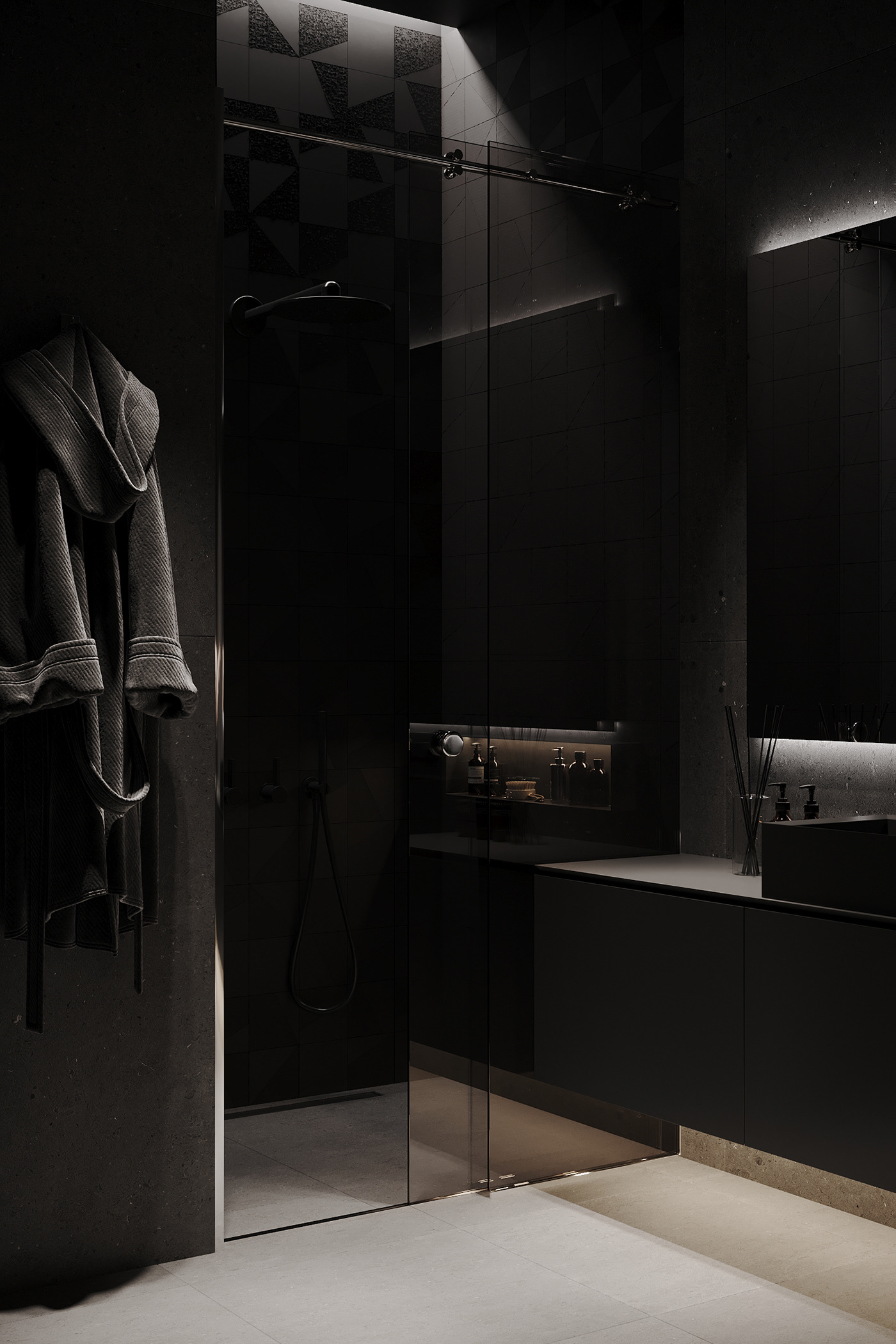 质感黑白灰空间设计  细节超多-25