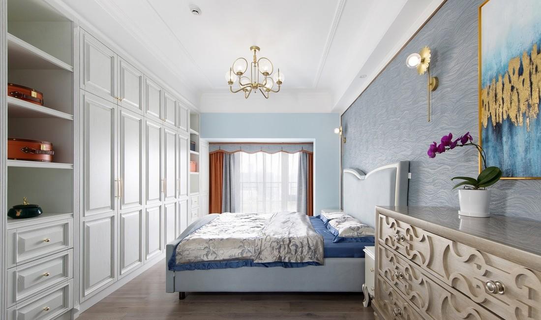 现代摩登美式轻奢家居,玩转平层空间设计-32