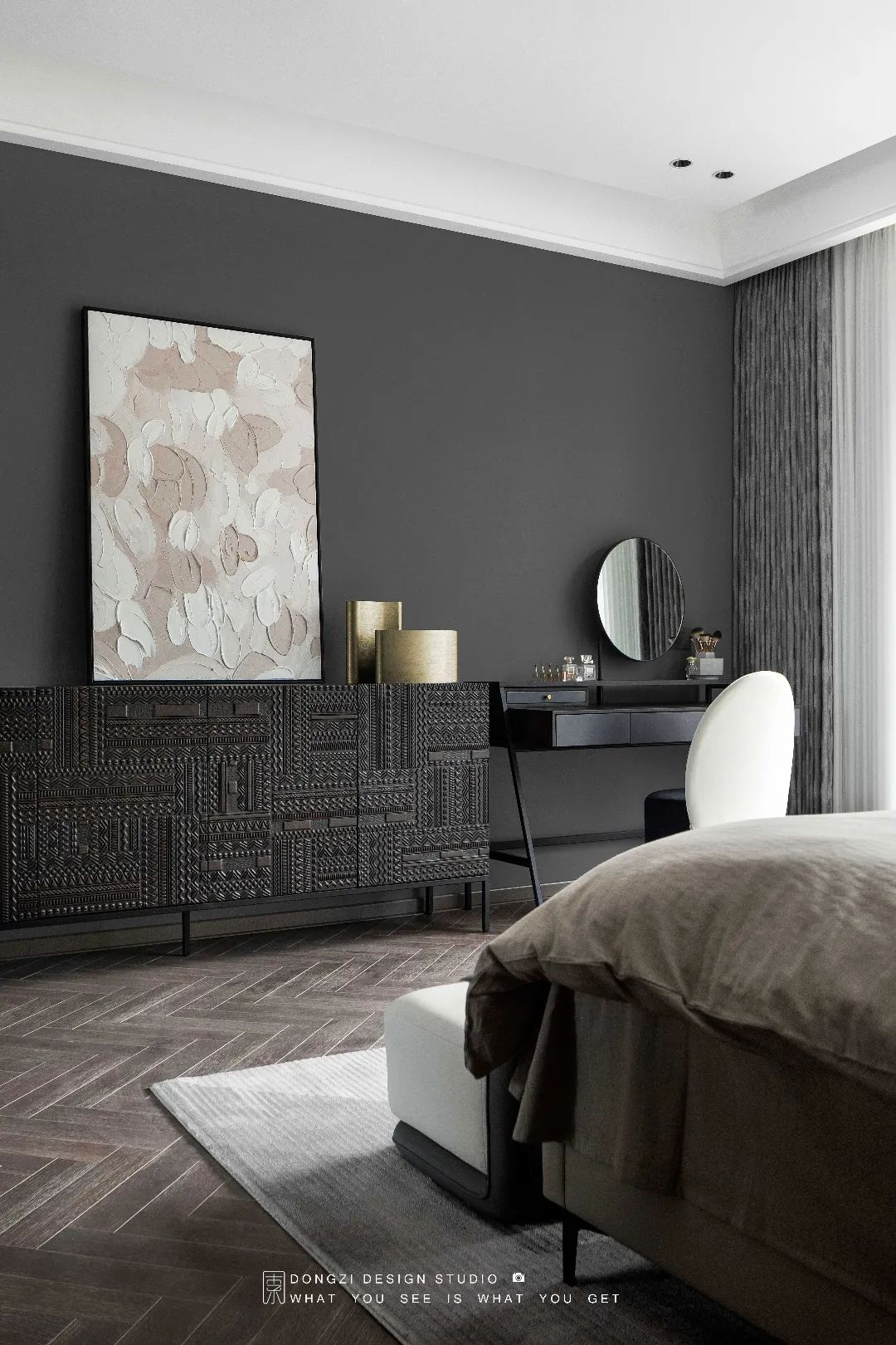 《栖》 现代极简艺术住宅设计丨东子设计事务所-37