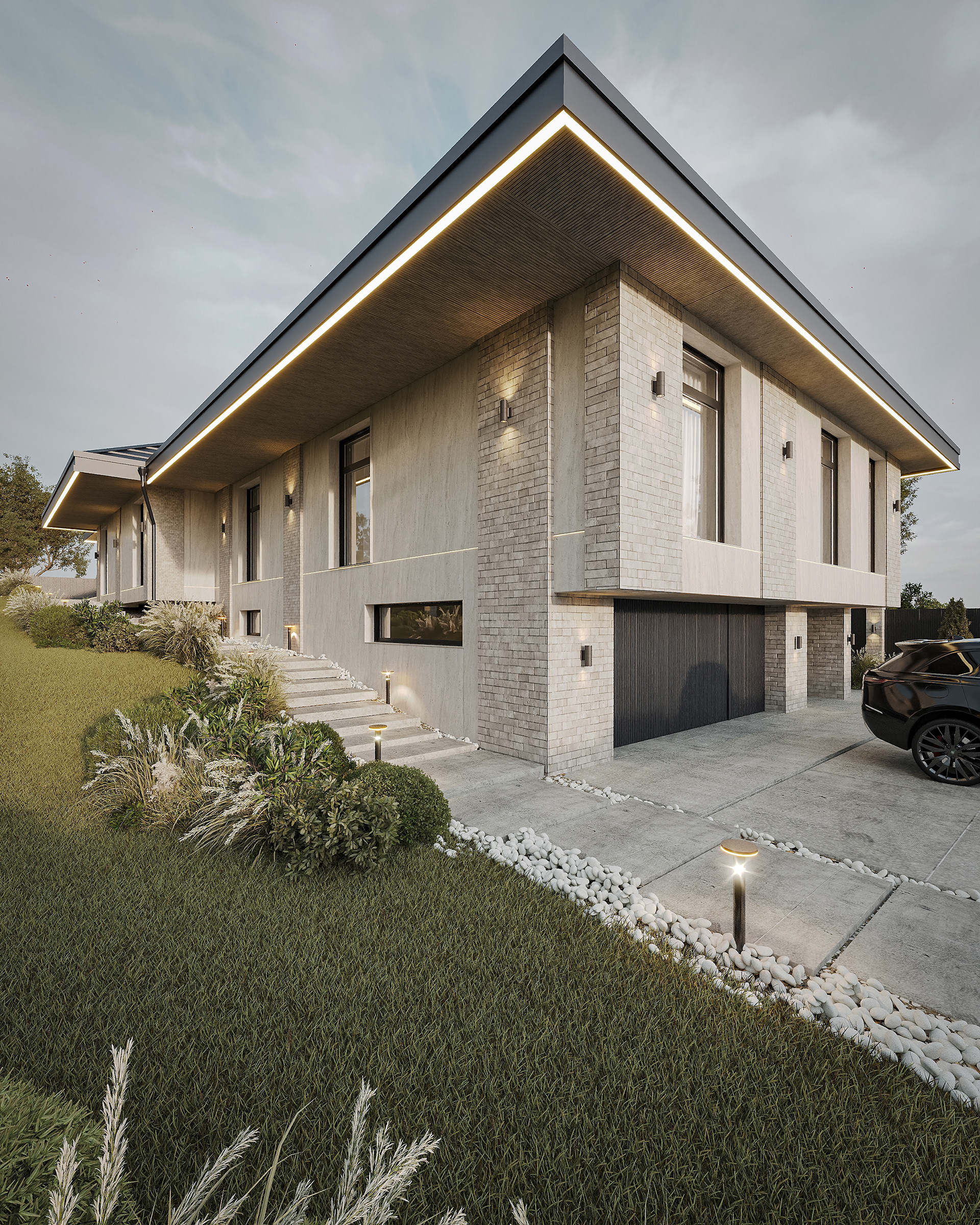 现代住宅外立面设计丨乌克兰基辅-4