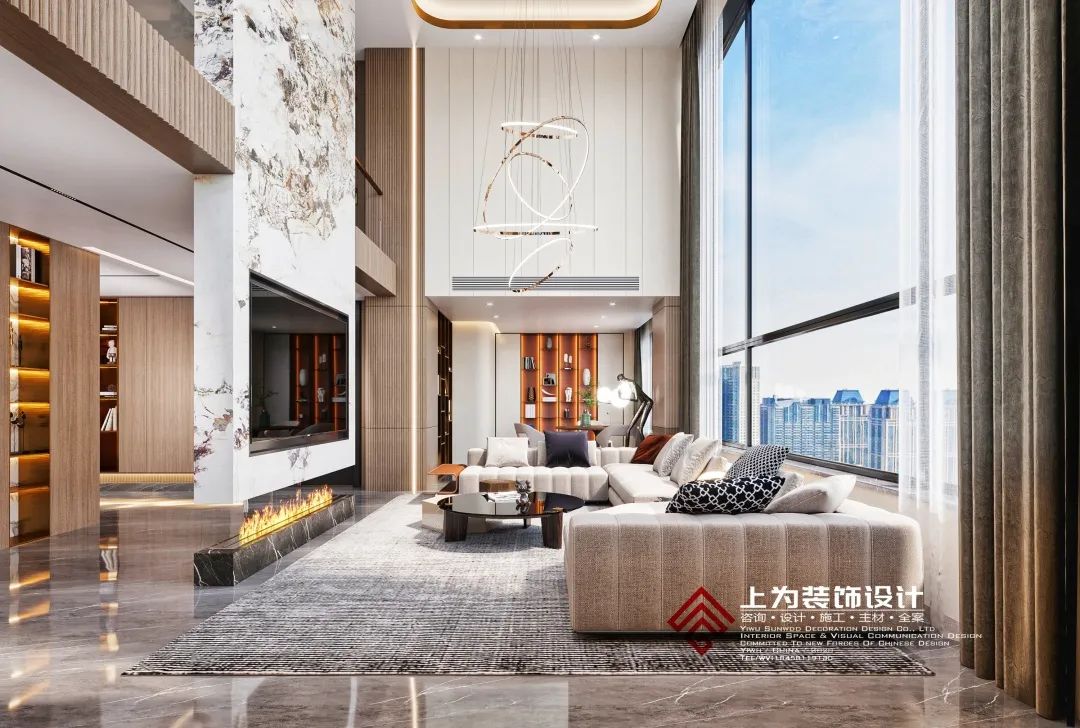 久府和园现代雅致私宅设计丨上为全案设计-27