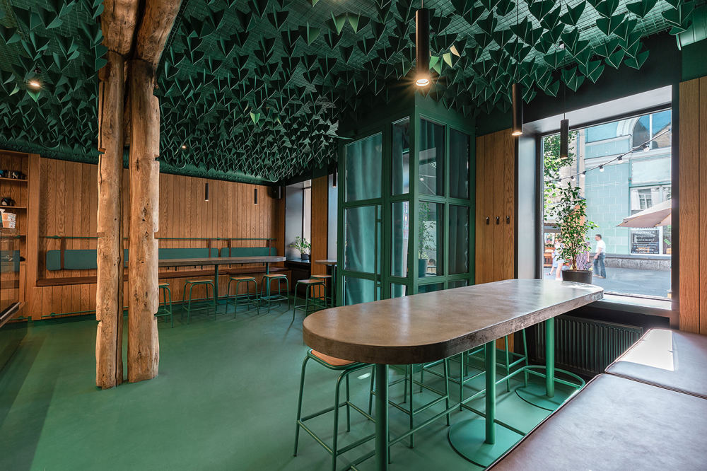 乌克兰 Sharikava 咖啡店丨乌克兰日托米尔丨Bezmirno Architects-14